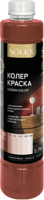 Колеровочная краска Solex Красно-коричневая - фото