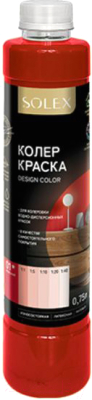 Колеровочная краска Solex Красная - фото