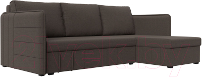 Диван угловой Лига Диванов Слим правый / 121148 - фото