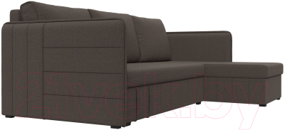 Диван угловой Лига Диванов Слим правый / 121148