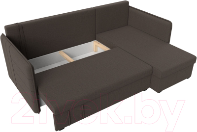 Диван угловой Лига Диванов Слим правый / 121148