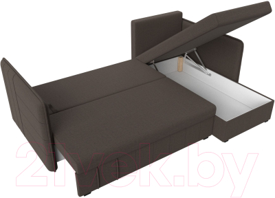 Диван угловой Лига Диванов Слим правый / 121148