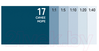 Колеровочная краска Solex Синее море