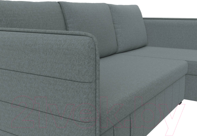 Диван угловой Лига Диванов Слим правый / 121149