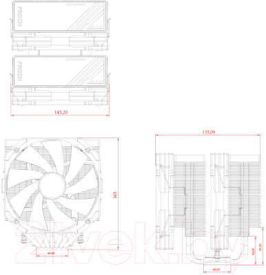 Кулер для процессора ID-Cooling Frozn A720 Black
