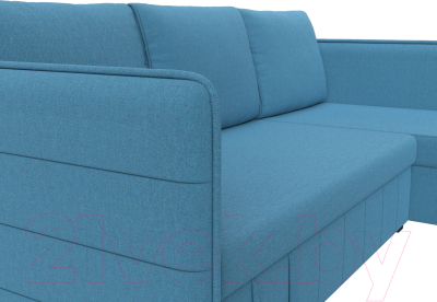 Диван угловой Лига Диванов Слим правый / 121150