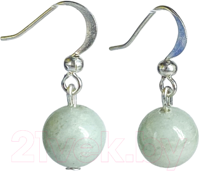 Серьги Wolves Элитный Амазонит 40929 №1 - фото