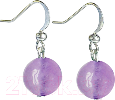 Серьги Wolves Элитный Аметрин 40933 №1 - фото