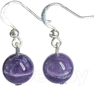 Серьги Wolves Элитный Аметист 40937 №1 - фото