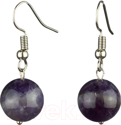 Серьги Wolves Элитный Аметист 40938 №2 - фото