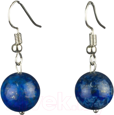 Серьги Wolves Элитный Лазурит 40950 №2 - фото