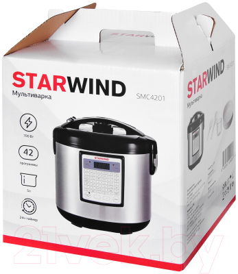 Мультиварка StarWind SMC4201 (серебристый/черный)