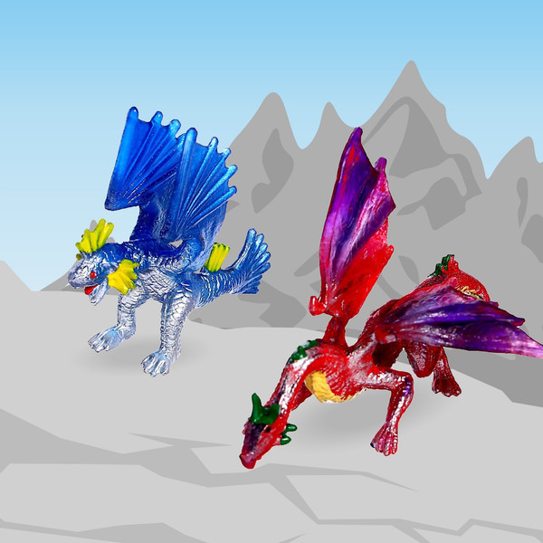 Набор фигурок игровых Sima-Land Драконы 3600-1 / 5275721