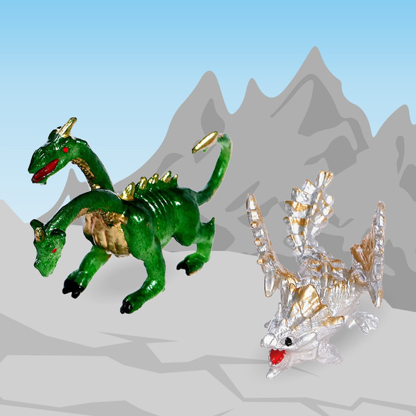 Набор фигурок игровых Sima-Land Драконы 3600-1 / 5275721