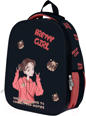Школьный рюкзак Schoolformat Ergonomic Light 2 Аниме девочка / РЮКЖКМБ2-АД - фото