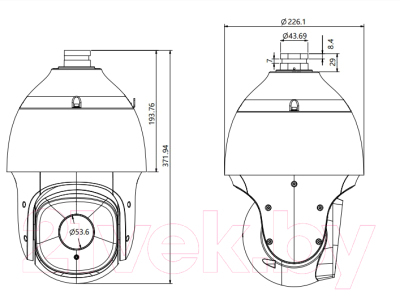 IP-камера Tiandy TC-H326S 33X/I/E++/A