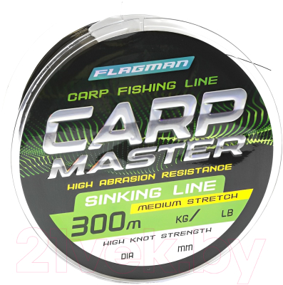 Леска монофильная Flagman Fishing Carp Master 300м 0.25мм / FL06300025 - фото