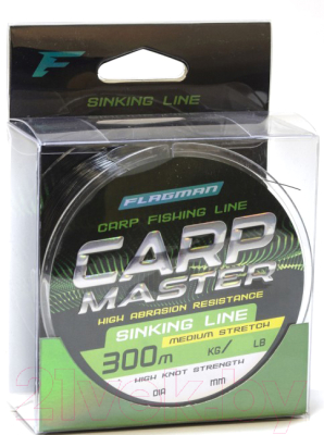 Леска монофильная Flagman Fishing Carp Master 300м 0.25мм / FL06300025