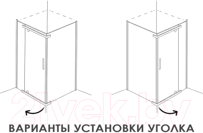 Душевой уголок Alex Baitler AB244-100