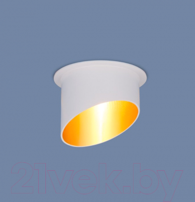 Точечный светильник Elektrostandard 7005 MR16 WH/GD - фото