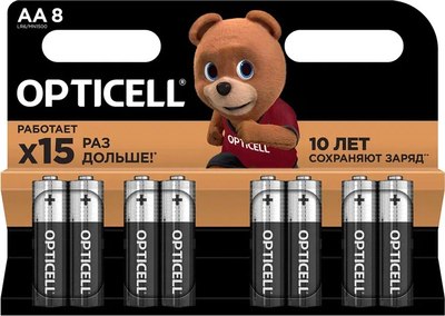 Комплект батареек Opticell Basic AA 5051008 - фото