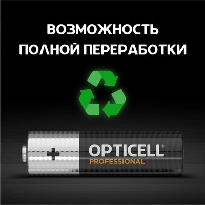 Комплект батареек Opticell Professional AA 5052003