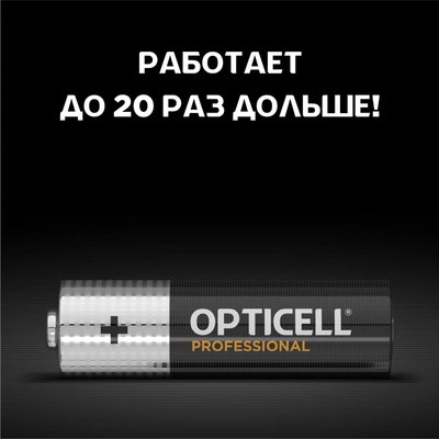 Комплект батареек Opticell Professional AA 5052003