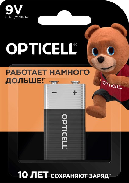 Батарейка Opticell Basic 9V 5051003 - фото