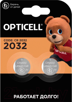 Комплект батареек Opticell Specialty CR 2032 5060001 - фото