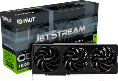 Видеокарта Palit RTX4070TI Super JetStream OC 16GB (NED47TSS19T2-1043J)