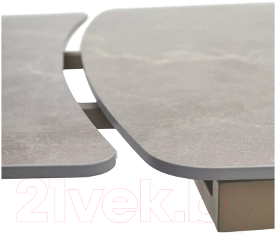 Обеденный стол M-City Alatri 120 Matt / 614M05549 (Latte Stone Solid Ceramic/Taupe)