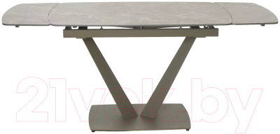 Обеденный стол M-City Alatri 120 Matt / 614M05549 (Latte Stone Solid Ceramic/Taupe)