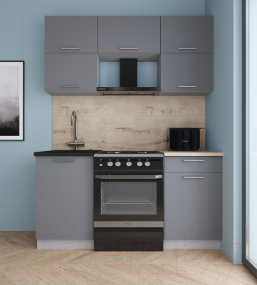 Кухонный гарнитур Интерлиния Мила Gloss 60-16