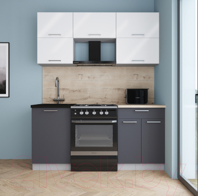 Кухонный гарнитур Интерлиния Мила Gloss 60-17