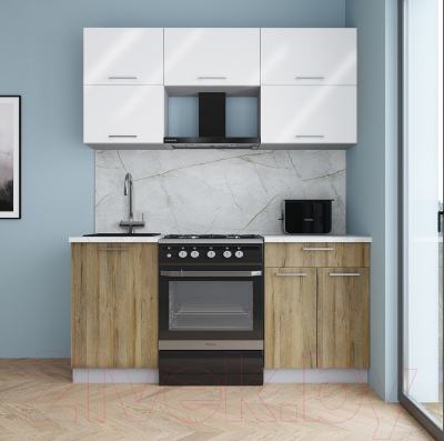 Кухонный гарнитур Интерлиния Мила Gloss 60-17