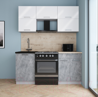 Кухонный гарнитур Интерлиния Мила Gloss 60-17