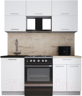 Кухонный гарнитур Интерлиния Мила Gloss 60-17 - фото