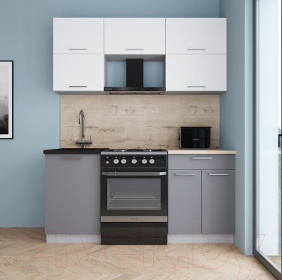 Кухонный гарнитур Интерлиния Мила Gloss 60-17