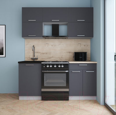 Кухонный гарнитур Интерлиния Мила Gloss 60-17