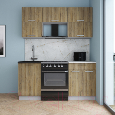 Кухонный гарнитур Интерлиния Мила Gloss 60-17