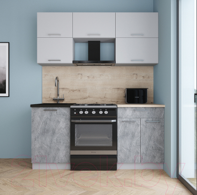 Кухонный гарнитур Интерлиния Мила Gloss 60-17