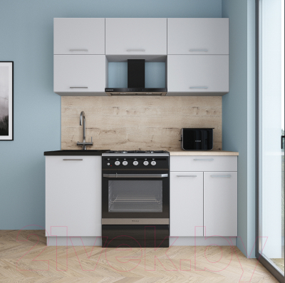 Кухонный гарнитур Интерлиния Мила Gloss 60-17