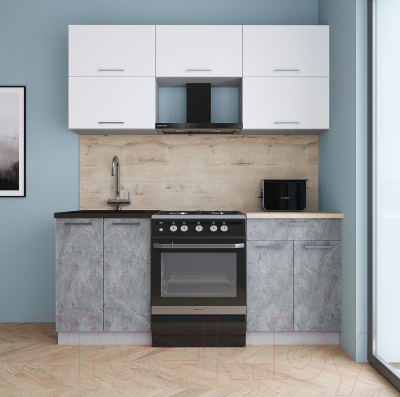 Кухонный гарнитур Интерлиния Мила Gloss 60-18