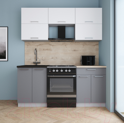 Кухонный гарнитур Интерлиния Мила Gloss 60-18