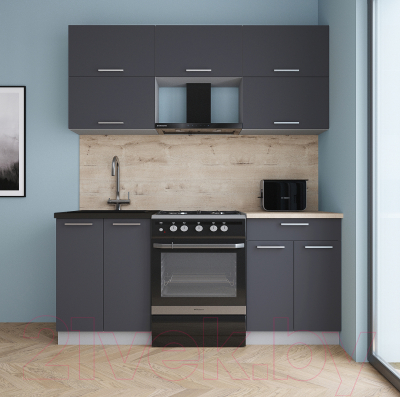 Кухонный гарнитур Интерлиния Мила Gloss 60-18