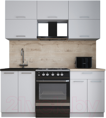 Кухонный гарнитур Интерлиния Мила Gloss 60-18 - фото