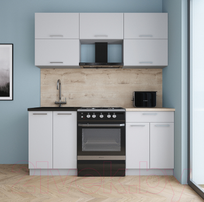 Кухонный гарнитур Интерлиния Мила Gloss 60-18