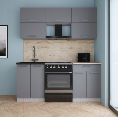 Кухонный гарнитур Интерлиния Мила Gloss 60-18