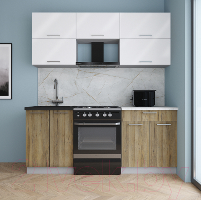 Кухонный гарнитур Интерлиния Мила Gloss 60-19