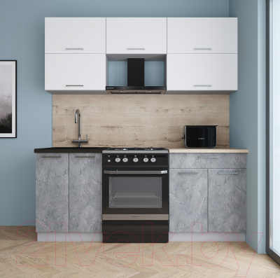 Кухонный гарнитур Интерлиния Мила Gloss 60-19